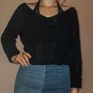 Off the shoulder sweater